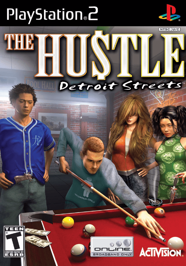 The Hustle Detroit Streets box art for Playstation 2
